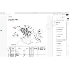 Hitachi Excavator Zaxis ZX670LC-7 ZX690LCH-7 ZX690LCR-7 spare parts manual