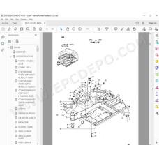 Hitachi Excavator Zaxis ZX70 ZX70LC ZX80 ZX80LCK ZX80SB ZX80SBLC spare parts manual