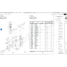 Hitachi Excavator Zaxis ZX870LC-7 ZX890LCH-7 ZX890LCR-7 spare parts manual