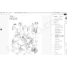 Hitachi Excavator Zaxis ZX870LC-7 ZX890LCH-7 ZX890LCR-7 spare parts manual