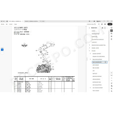 Hitachi Excavator Zaxis ZX870LC-7 ZX890LCH-7 ZX890LCR-7 spare parts manual
