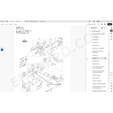 Hitachi Excavator Zaxis ZX870LC-7 ZX890LCH-7 ZX890LCR-7 spare parts manual