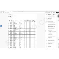 Hitachi Excavator Zaxis ZX870LC-7 ZX890LCH-7 ZX890LCR-7 spare parts manual