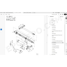 Hitachi Wheeled Excavator Zaxis ZX150W-7 spare parts manual