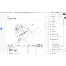Hitachi Wheeled Excavator Zaxis ZX150W-7 spare parts manual