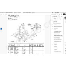 Hitachi Wheeled Excavator Zaxis ZX175W-7 spare parts manual