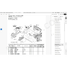 Hitachi Wheeled Excavator Zaxis ZX175W-7 spare parts manual