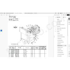 Hitachi Wheeled Excavator Zaxis ZX175W-7 spare parts manual