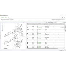 John Deere + Hitachi Construction & Agriculture EPC parts catalog 2022