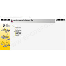 Liebherr Lidos MIN Mining Excavator EPC spare parts catalog + service offline 2022