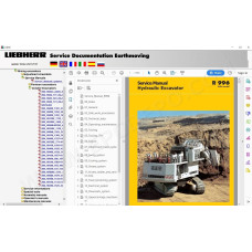 Liebherr Lidos MIN Mining Excavator EPC spare parts catalog + service offline 2022