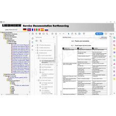 Liebherr Lidos MIN Mining Excavator EPC spare parts catalog + service offline 2022
