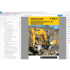 Liebherr Lidos LHB LFR LBH LWT COT EPC parts catalog + service offline 2022