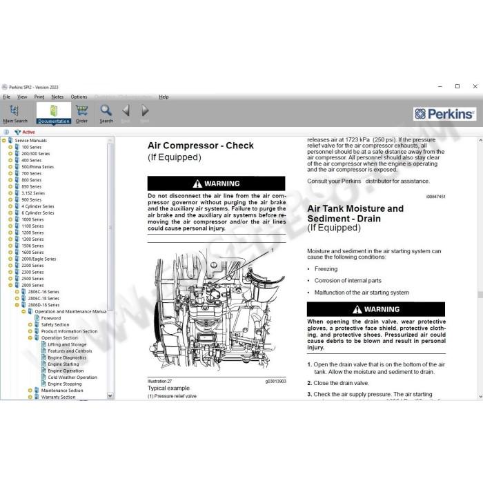 PERKINS SPI 2023A EPC PARTS CATALOG + EST2025A