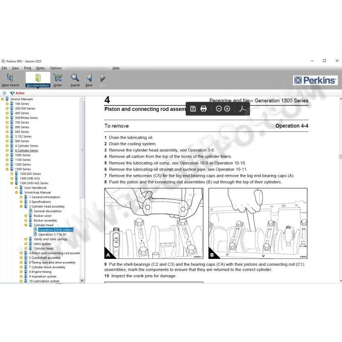 PERKINS SPI 2023A EPC PARTS CATALOG + EST2025A
