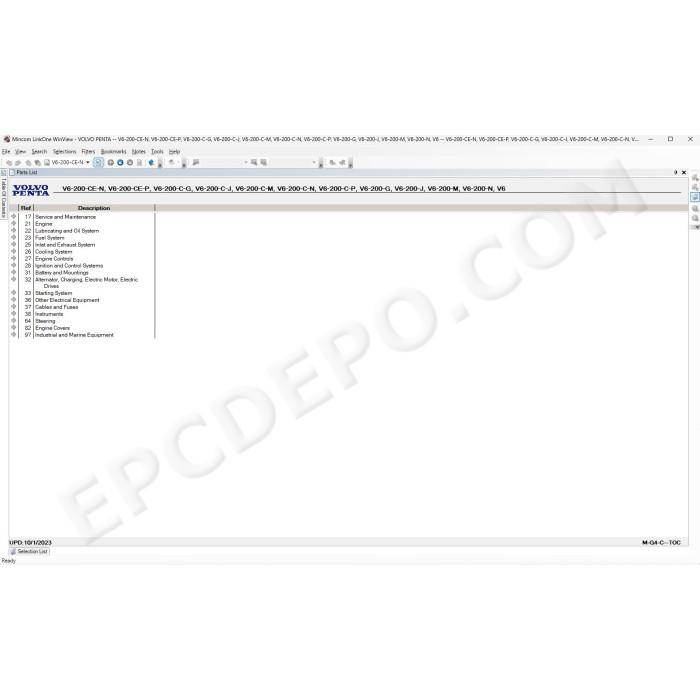VOLVO PENTA EPC SPARE PARTS CATALOG 2024