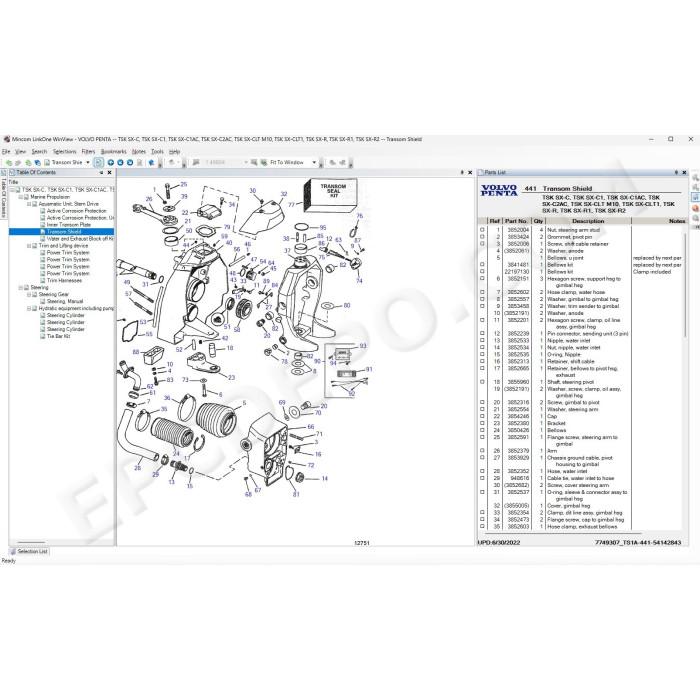 VOLVO PENTA EPC SPARE PARTS CATALOG 2024