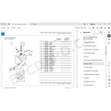 Yanmar Excavator SV - VIO series spare parts manual