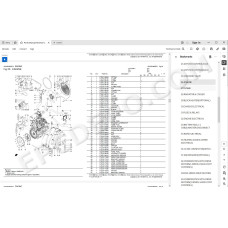 Yanmar Skid Steer Loader S165R S166R-1 S190R S220R S270V parts manual