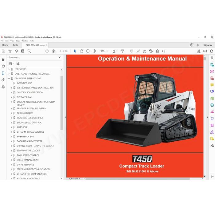 Bobcat Service & Repair Documentation Library 2019