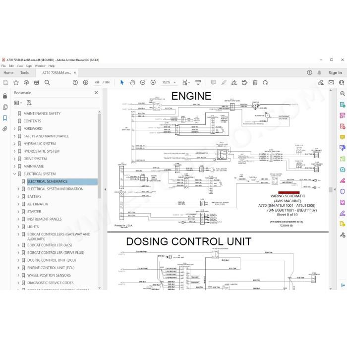 Bobcat Service & Repair Documentation Library 2019