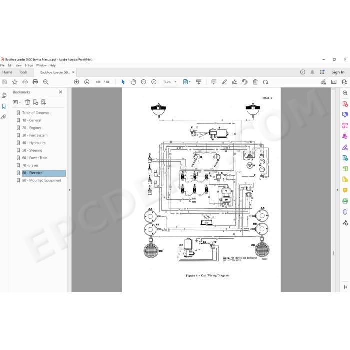 Case Backhoe Loader 580C service manual