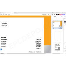 Case Backhoe Loader 580SR 580SR+ 590SR 695SR Series 3 service manual