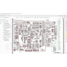Case Crawler Excavator CX160B hydraulic & electrical circuits manual