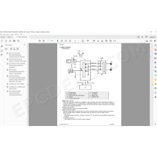 Case Crawler Excavator CX160B hydraulic & electrical circuits manual