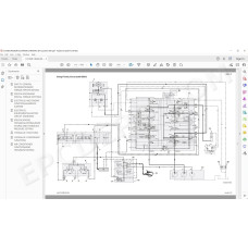 Case Crawler Excavator CX160B hydraulic & electrical circuits manual