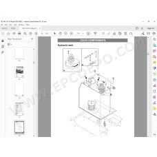 Case Crawler Excavator CX210 hydraulic & electrical circuits manual