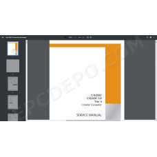 Case Excavator CX250C Tier 4 service manual