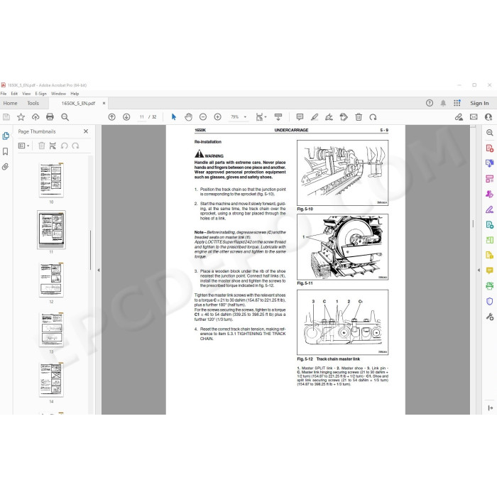 Case Dozer 1650K Tier 2 service manual