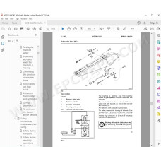 Case Wheeled Excavator WX210 WX240 service manual