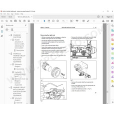 Case Wheeled Excavator WX210 WX240 service manual