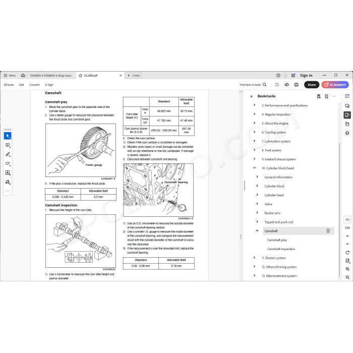 DOOSAN EXCAVATOR DX140W-5 DX160W-5 SERVICE & REPAIR MANUAL