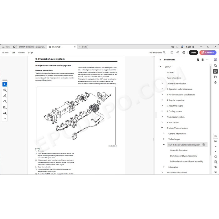 DOOSAN EXCAVATOR DX140W-5 DX160W-5 SERVICE & REPAIR MANUAL