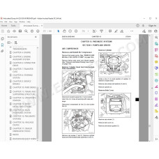 Hitachi Articulated Dump Truck AH250D AH300D workshop service manual