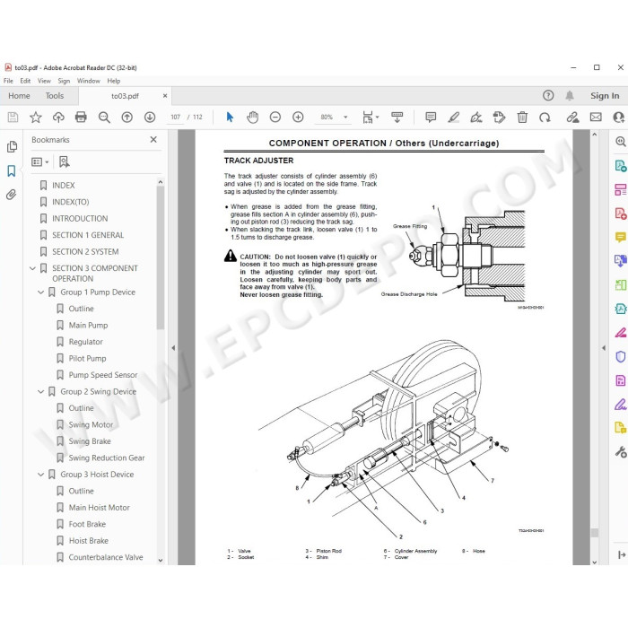 Hitachi Crawler Crane CX1100 CX1100-C workshop service manual