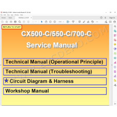 Hitachi Crawler Crane CX500-C CX550-C CX700-C workshop service manual