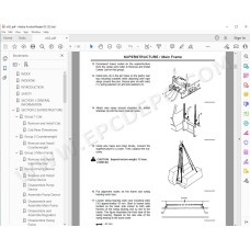 Hitachi Crawler Crane CX650 workshop service manual