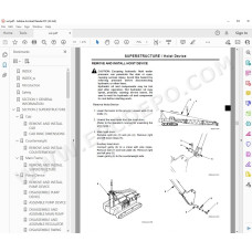 Hitachi Crawler Crane CX700 workshop service manual