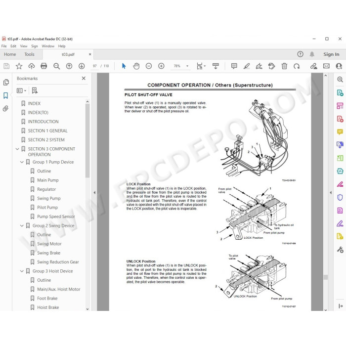 Hitachi Crawler Crane CX900 CX900HD workshop service manual