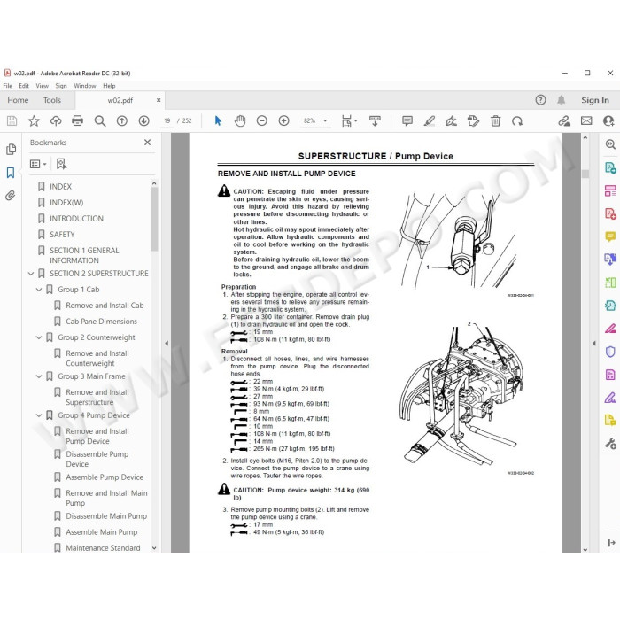 Hitachi Crawler Crane CX900 CX900HD workshop service manual
