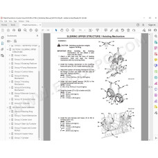 Hitachi Sumitomo Crawler Crane SCX1200-2 SCX1500-2 parts manual + workshop service manual