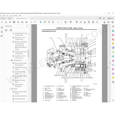 Hitachi Sumitomo Crawler Crane SCX550E workshop service manual