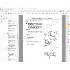 Hitachi Sumitomo Crawler Crane SCX550E workshop service manual