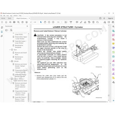 Hitachi Sumitomo Crawler Crane SCX550E workshop service manual