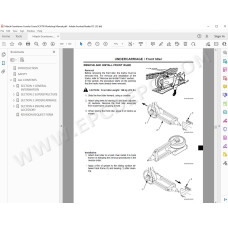 Hitachi Sumitomo Crawler Crane SCX700 parts manual + workshop service manual