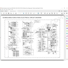 Hitachi Sumitomo Crawler Crane SCX800A-3 workshop service manual